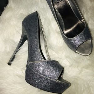 Silver heels
